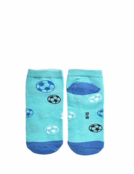 KID Fun Socks Foot-ball Blue